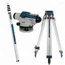 Комплект оптический нивелир Bosch GOL 26D штатив  рейка - 3 в 1